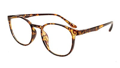 Unisex Medium Round Spectacle Frame. Leopard Color Frame Unisex Medium Round Spectacle Frame. Leopard Color Frame