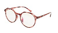 Female Oversized Spectacle Frames. Red & Transparent Frame Female Oversized Spectacle Frames. Red & Transparent Frame