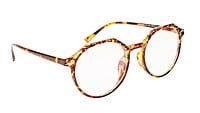 Female Oversized Spectacle Frames. Leopard Frame
