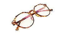 Female Oversized Spectacle Frames. Leopard Frame
