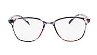 Female Large Rectangular Spectacle Frame. Floral Frame