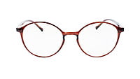 Unisex Medium Full Rim Round Spectacle Frame. Brown Frame