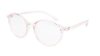 Female Full Rim Round Medium Spectacle Frame. See Through Pink Color Female Full Rim Round Medium Spectacle Frame. See Through Pink Color