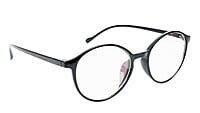 Unisex Medium Full Rim Round Spectacle Frame. Matte Black Frame