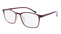 Soigné Unisex Large Rectangular Spectacle Frame.Brown Color