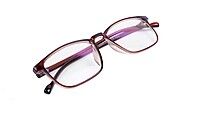 Soigné Unisex Large Rectangular Spectacle Frame.Brown Color