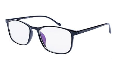 Unisex Large Rectangular Spectacle Frame. Matte Black Color Unisex Large Rectangular Spectacle Frame. Matte Black Color