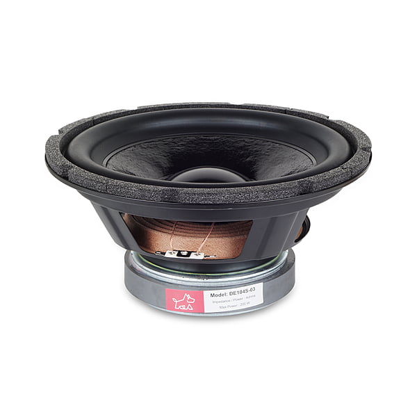 DE104S-03 Subwoofer 10" 4Ohms 200 Watts (Single unit) DE104S-03 Subwoofer 10" 4Ohms 200 Watts (Single unit)