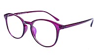 Soigné Female Round Medium Spectacle Frame.Purple