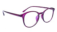 Soigné Female Round Medium Spectacle Frame.Purple