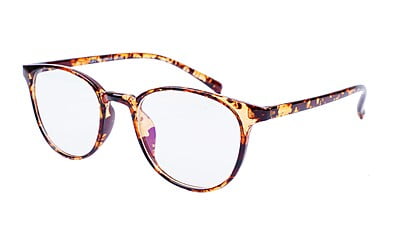 Unisex Medium Full Rim Round Spectacle Frame. Leopard Print Unisex Medium Full Rim Round Spectacle Frame. Leopard Print