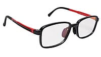 Soigné Kids&Teens Rectangular Spectacle Frame.Red&Black.(12-15)Y-Unisex