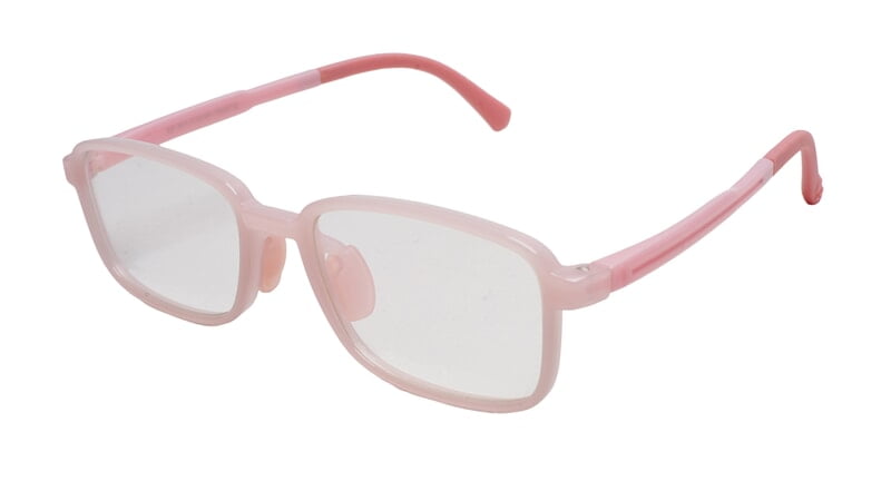 Soigné Kids&Teens Rectangular Spectacle Frame.Pink(12-15)Y-Girl