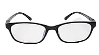 Soigné Kids&Teens Rectangular Spectacle Frame.Glossy Black.(11-15)Y-Unisex