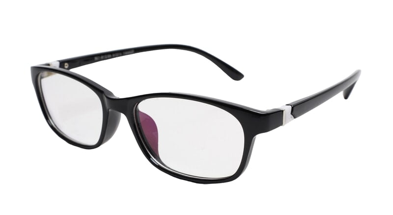 Soigné Kids&Teens Rectangular Spectacle Frame.Gloss Black.(11-15)Y-Unisex