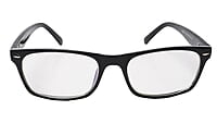 Soigné Kids&Teens Rectangular Medium Spectacle Frame.Gloss Black.(11-15)Y-Unisex