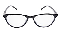 Soigné Female Cat Eye Spectacle Frames.Black-Large