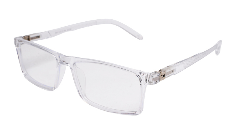 Soigné Unisex Rectangular Spectacle Frame.Transparent Frame-Large