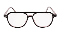 Soigné Unisex Large Square Spectacle Frame.Brown