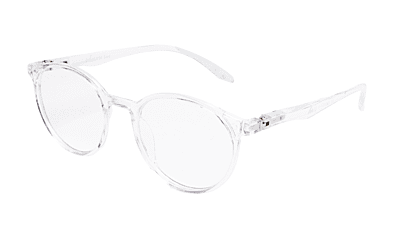 Soigné Unisex Medium Round Spectacle Frame.Transparent Frame Soigné Unisex Medium Round Spectacle Frame.Transparent Frame