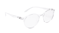 Soigné Unisex Medium Round Spectacle Frame.Transparent Frame