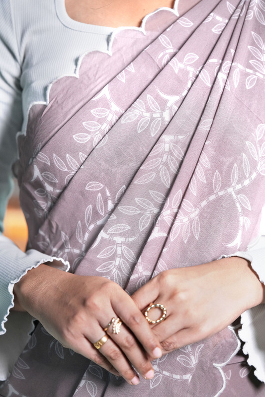 Women's Printed Sarees-SB-2B