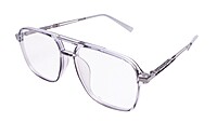 Soigné Unisex Aviator Spectacle Frame.Gray&Silver-Large Soigné Unisex Aviator Spectacle Frame.Gray&Silver-Large
