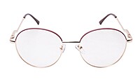Soigné Unisex Medium Round Spectacle Frame.Golden&Brown Soigné Unisex Medium Round Spectacle Frame.Golden&Brown