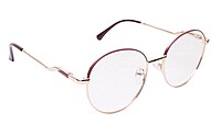 Soigné Unisex Medium Round Spectacle Frame.Golden&Brown Soigné Unisex Medium Round Spectacle Frame.Golden&Brown