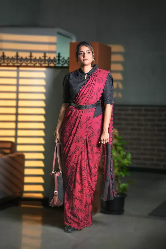 Women's Printed Sarees-SB-2C