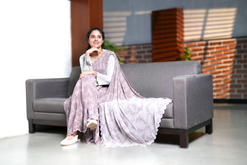 Women's Printed Sarees-SB-2B