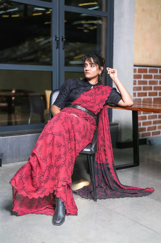 Women's Printed Sarees-SB-2C