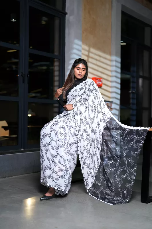 Women's Printed Sarees-SB-2D