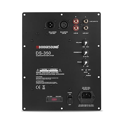 DOOGESOUND SW-350 HI END SUBWOOFER PLATE (350W RMS)