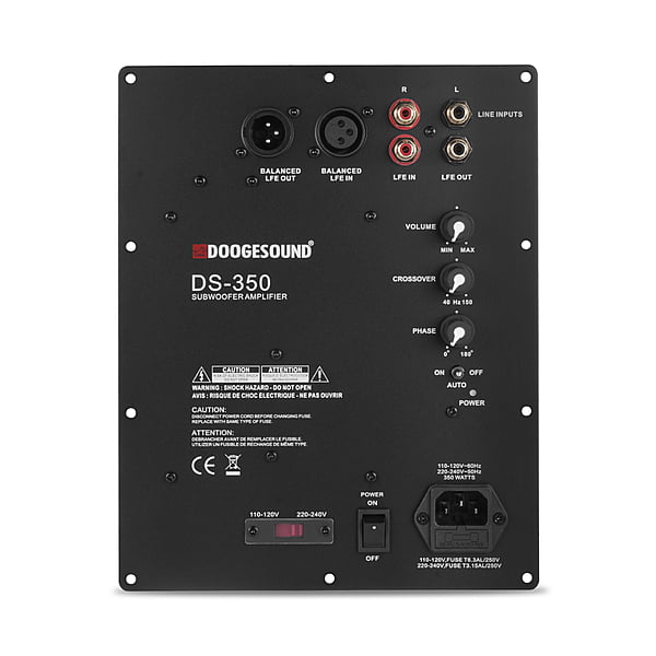 DOOGESOUND SW-350 HI END SUBWOOFER PLATE (350W RMS) DOOGESOUND SW-350 HI END SUBWOOFER PLATE (350W RMS)