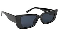 Female Large Rectangular Sunglasses. Black Frame Female Large Rectangular Sunglasses. Black Frame