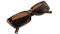 Female Large Rectangular Sunglasses. Tortoise Print Frame. Female Large Rectangular Sunglasses. Tortoise Print Frame.