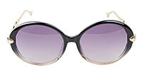 Female Oversized Round Sunglasses. Multi Color Rim Female Oversized Round Sunglasses. Multi Color Rim