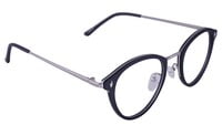 Round Large Spectacle Frame For Boys &Girls. Matte Black Color Rim.