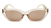 Female Large Cat Eye Sunglass. See Through Brown Rim. Golden Temple. Female Large Cat Eye Sunglass. See Through Brown Rim. Golden Temple.
