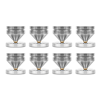 DS-23MMSPKS SILVER SPIKES 23mm * 23MM (8 PCS)