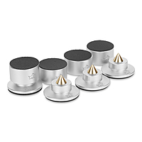 DS-45MMSPKS SILVER SPIKES 45mm * 32MM (4 PCS)