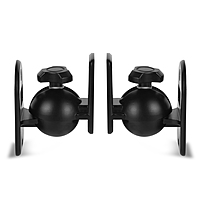DS-15WM Zinc Alloy Wall Mount Speaker Upto 15kg load Hanger for Sound Box Audio Speaker(2 PCS)