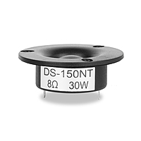 DS-150NT SILK DOME TWEETER 2.75" 8Ohms NEO MAGNET 30W (2 Pcs) DS-150NT SILK DOME TWEETER 2.75" 8Ohms NEO MAGNET 30W (2 Pcs)