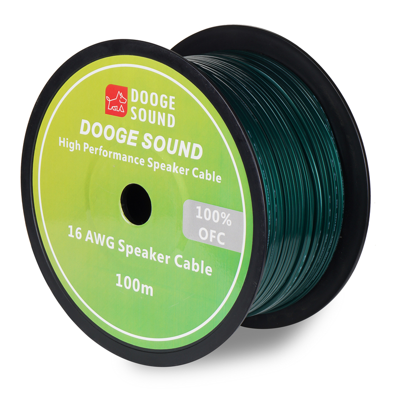 Pure Copper Hifi Audio Bulk Cable OFC 16AWG 8MM Thikness (100meter)