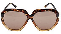 Female Oversized Sunglasses. Tortoise Print & Brown Frame. Female Oversized Sunglasses. Tortoise Print & Brown Frame.