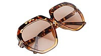 Female Oversized Sunglasses. Tortoise Print & Brown Frame. Female Oversized Sunglasses. Tortoise Print & Brown Frame.