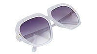 Female Oversized Sunglasses. Grey Color Frame. Female Oversized Sunglasses. Grey Color Frame.