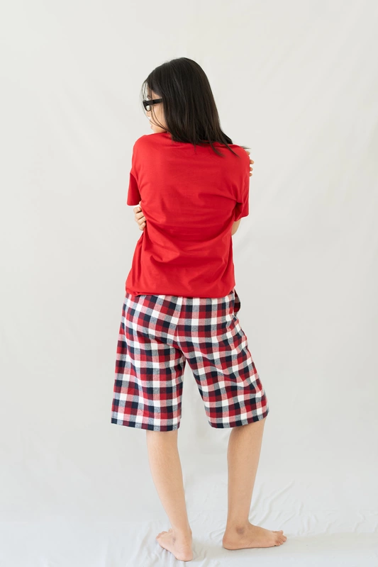 STAY IN- Red Tee