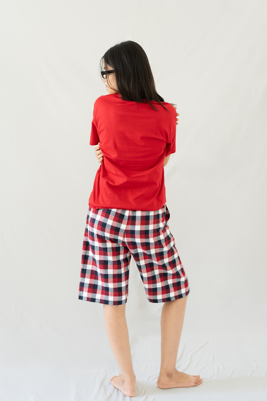 STAY IN- Red Tee